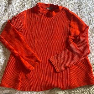 COS Bright Orange Knit Top